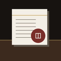 Sealed ledger paper on a clerk’s counter